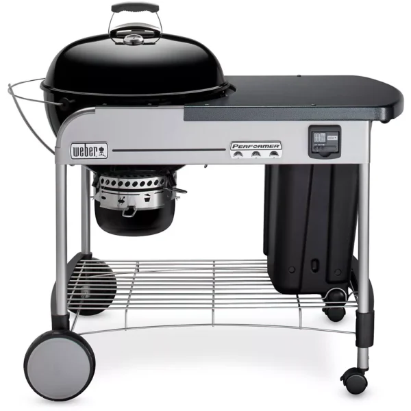 Barbecue charbon WEBER Performer premium GBS Black sur chariot 57 cm