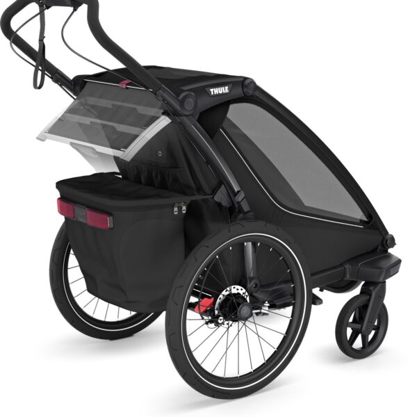 Remorque de vélo ​Thule pour 1 Enfant - Chariot Sport 2 Single - noir