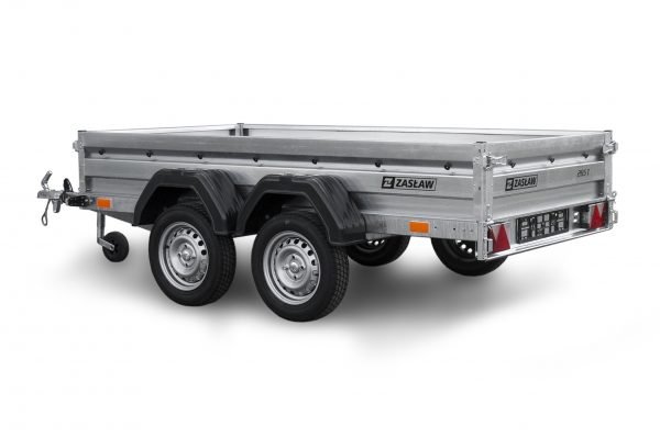 Remorque 2 essieu 750 kg ZASLAW 265T – 2,65 X 1,32 M GRILLAGÉE – Image 4