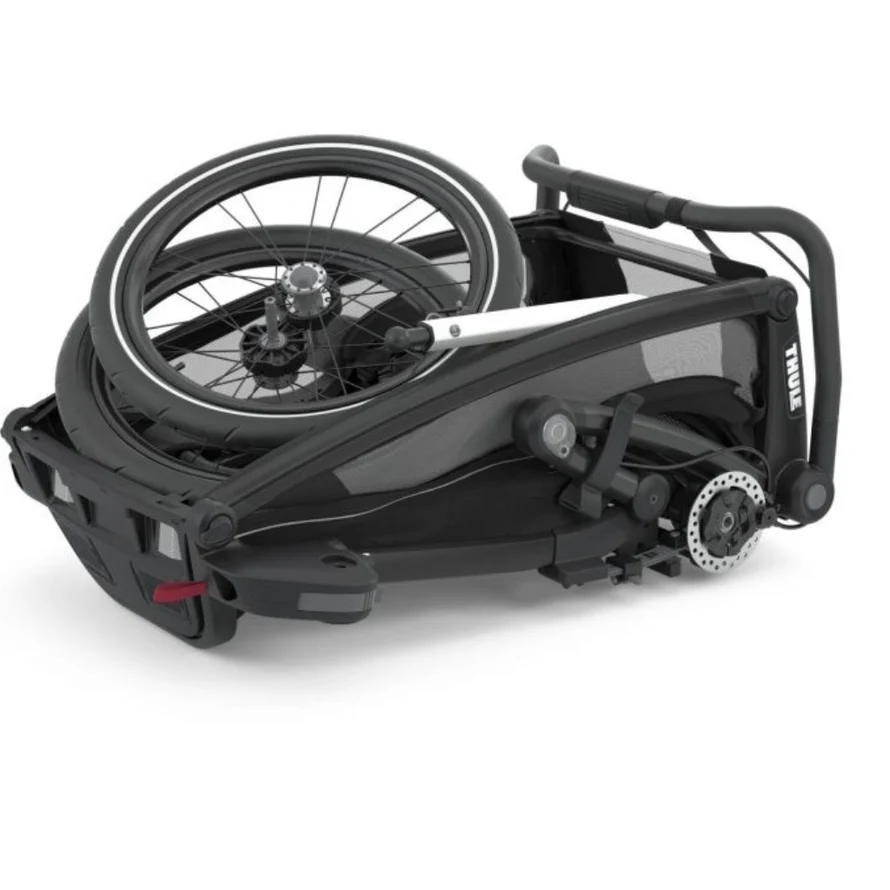 Chariot Thule Remorque Vélo pour 2 Enfants - Chariot Sport 2 Double - noir – Image 3