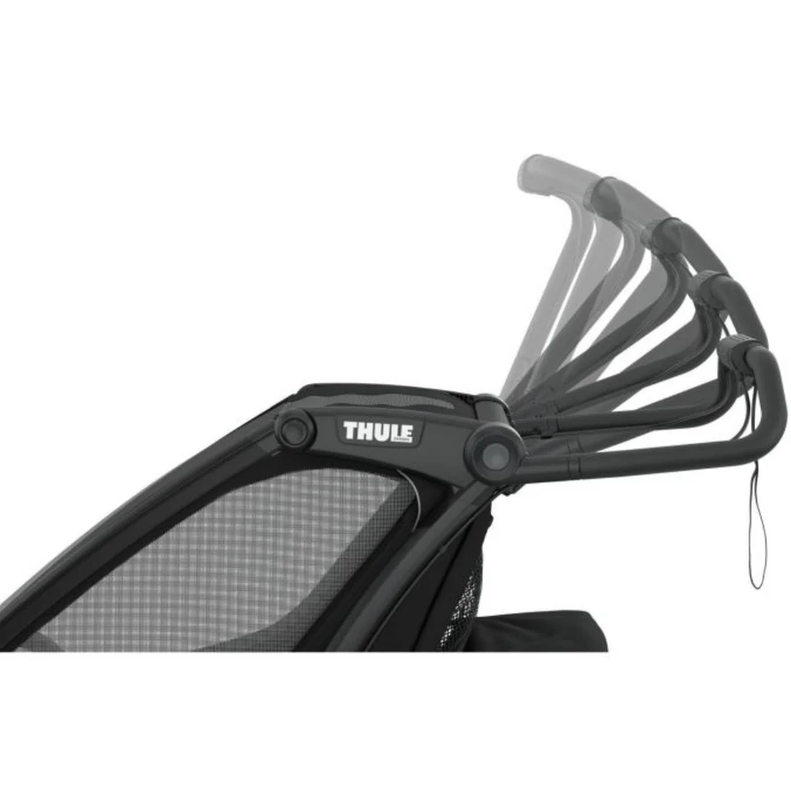 Chariot Thule Remorque Vélo pour 2 Enfants - Chariot Sport 2 Double - noir – Image 2