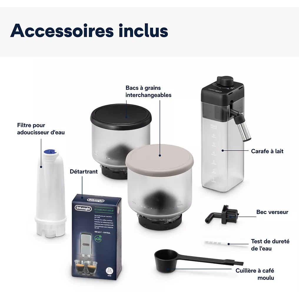 Expresso Broyeur DELONGHI FEB4455.BG Rivelia Latte Beige – Image 2