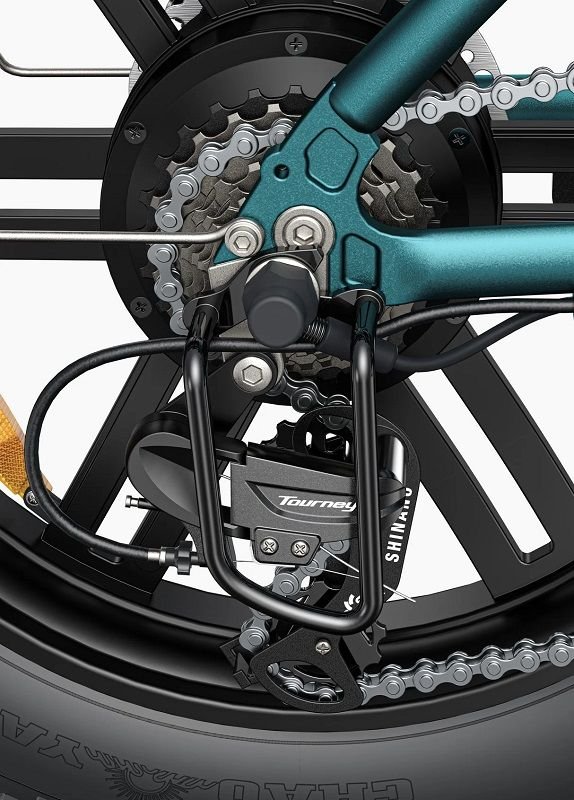 Fat Bike Électrique Engwe L20 Boost Autonomie 126km - Capteur de Couple - Bouton Boost – Image 8