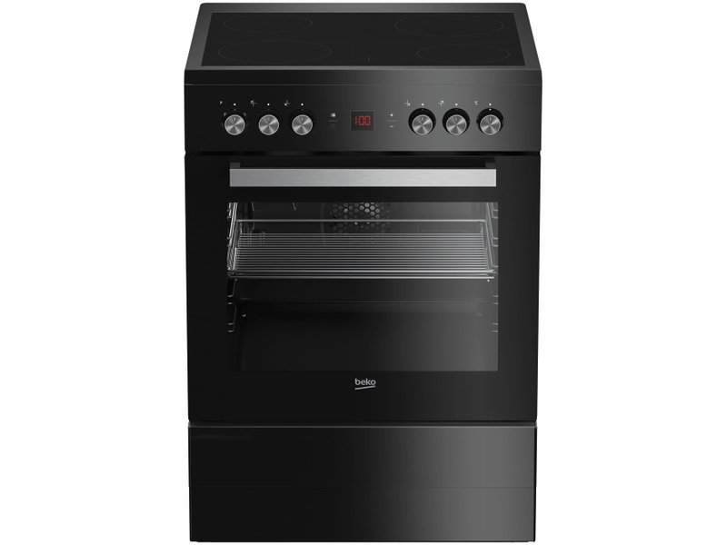 Cuisinière vitrocéramique BEKO BEKO FSM6730BCS Multifonction Catalyse 60 cm
