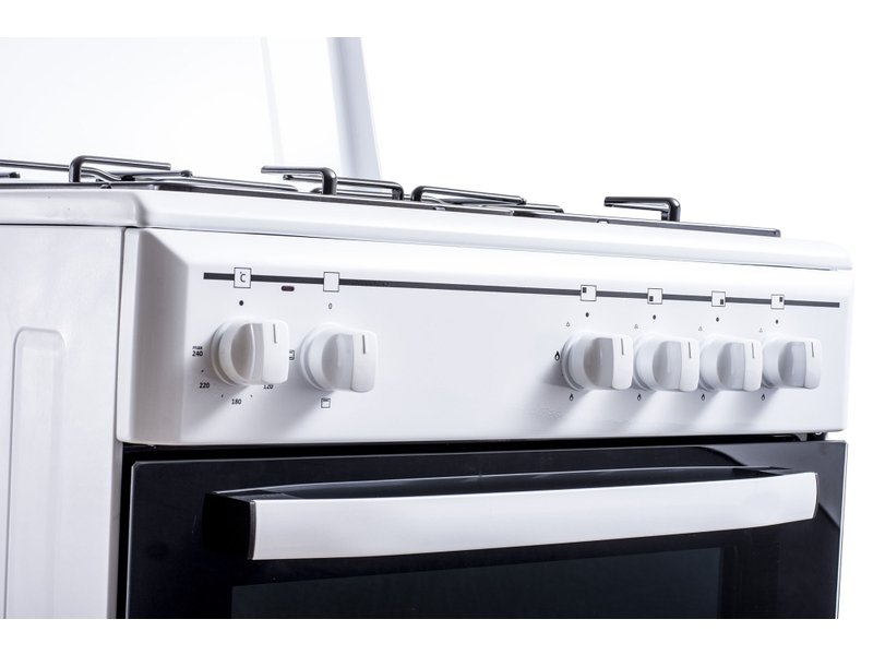 Cuisinière mixte FAR CM606024W 4 foyers Convection naturelle Manuel 59.8 cm – Image 3