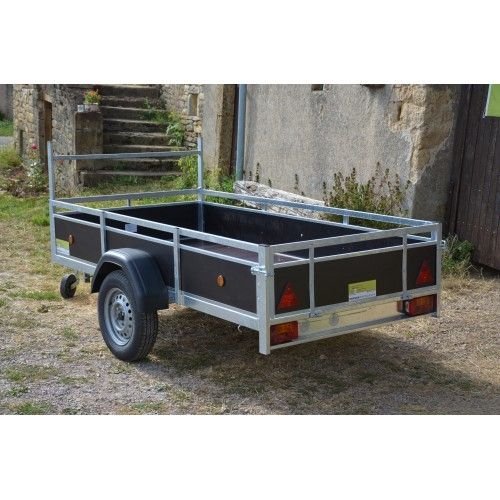 Kerenzo Bois 254 x 128 simple essieu PTAC 500 kg