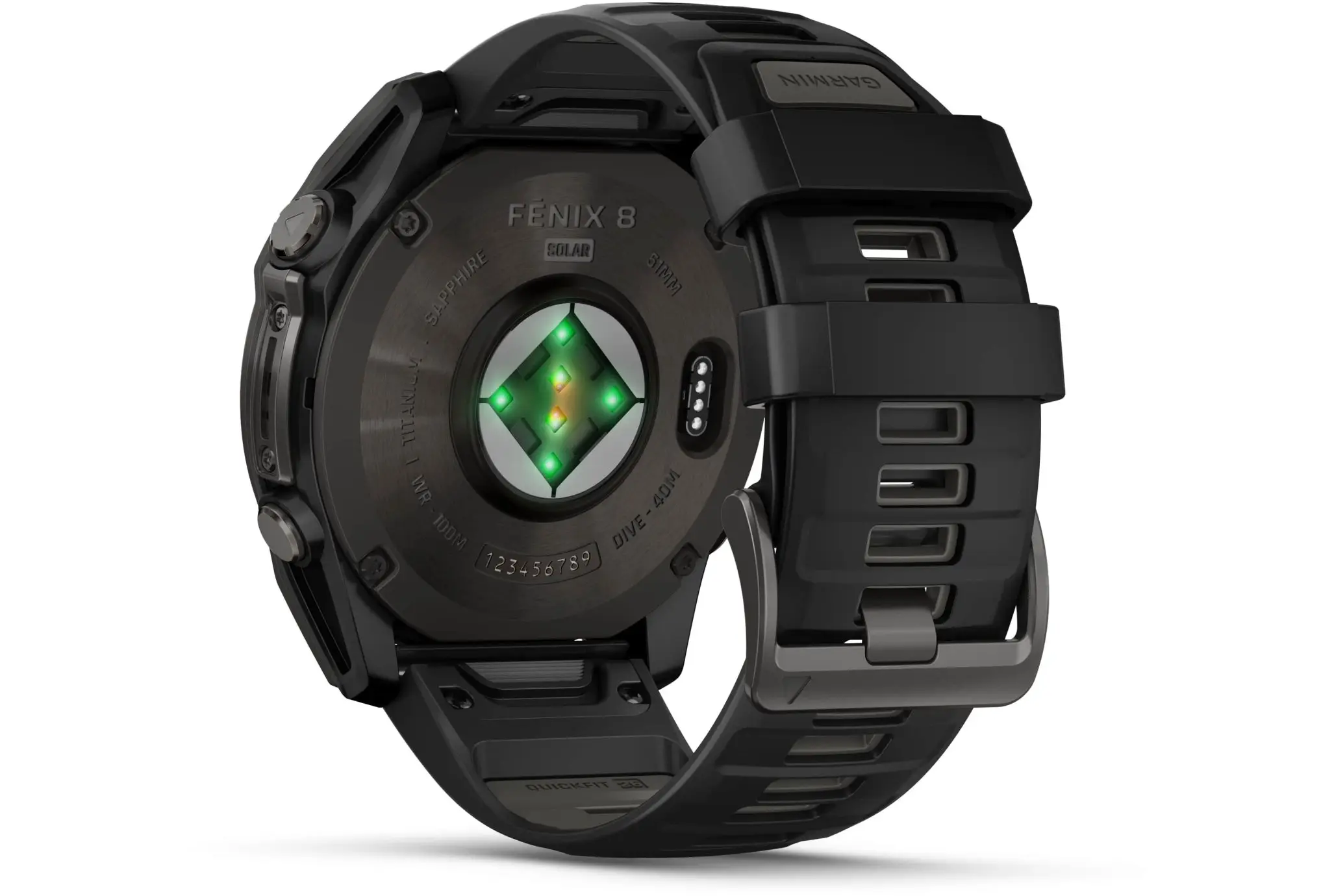 Montre Garmin Fenix 8 Solar Sapphire Titane 45 mm – Image 4