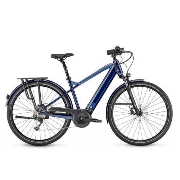 Velo Moustache Samedi 28.2 Shimano Altus 9V 500 Wh 700mm Bleu Nuit 2023