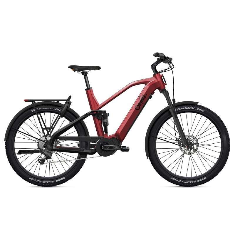 VTT tout suspendu électrique O2Feel Vern FS 7 Adventure Shimano Cues 9V 720 Wh 27.5" Rouge – Image 2