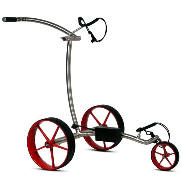 Tour Made Haicaddy HC9S Chariot de golf électrique cadre incurvé brossé