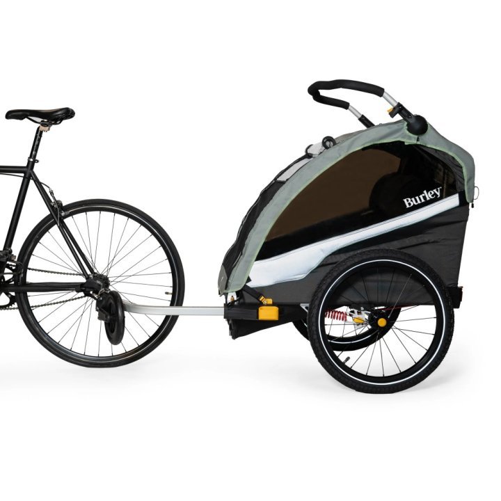 Remorque burley pour Vélo - D'Lite X Single pour 1 Enfant - sage green/charcoal – Image 6