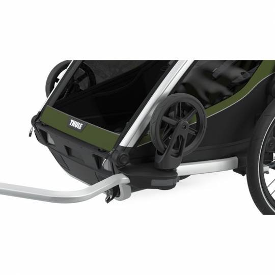 Chariot thule cab 2 Remorque Vélo pour 2 Enfants - cypress vert – Image 7