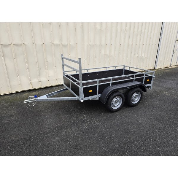 Remorque pour bois de chauffage 2m25x1m31 750kg 2 essieu – Image 4