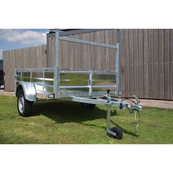 Remorque 225x132 cm aluminium simple essieu