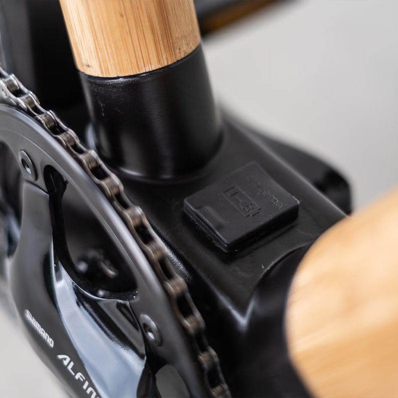 Vélo électrique en bambou relief – Image 5