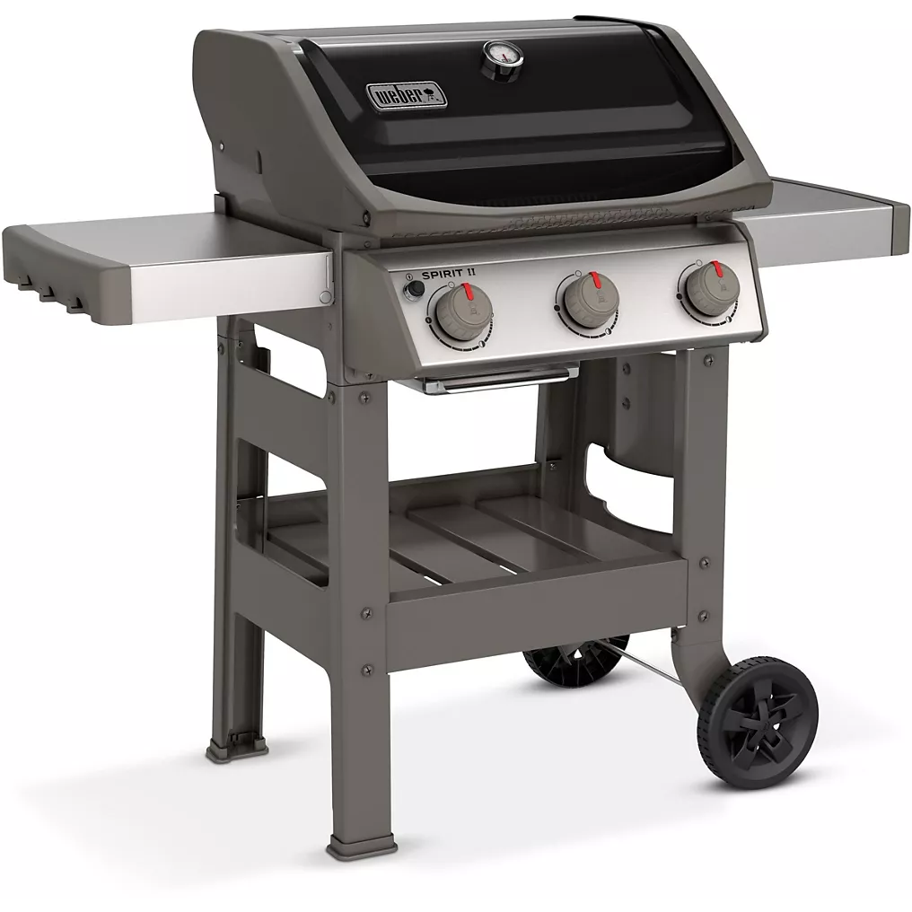 0077924086908_h_f_l_3.webp Barbecue gaz WEBER Spirit II E-310 noir grill e et plancha 3 bruleurs sur chariot, 60x44 cm – Image 1