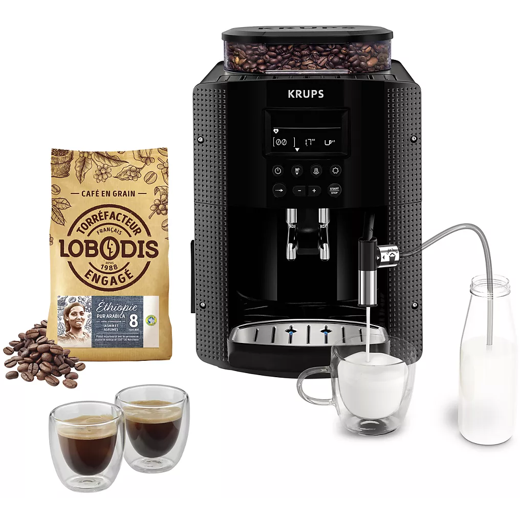 3016661179426_h_f_l_0.webp Expresso Broyeur KRUPS pack EA8168F2 + 500g café en grains – Image 1