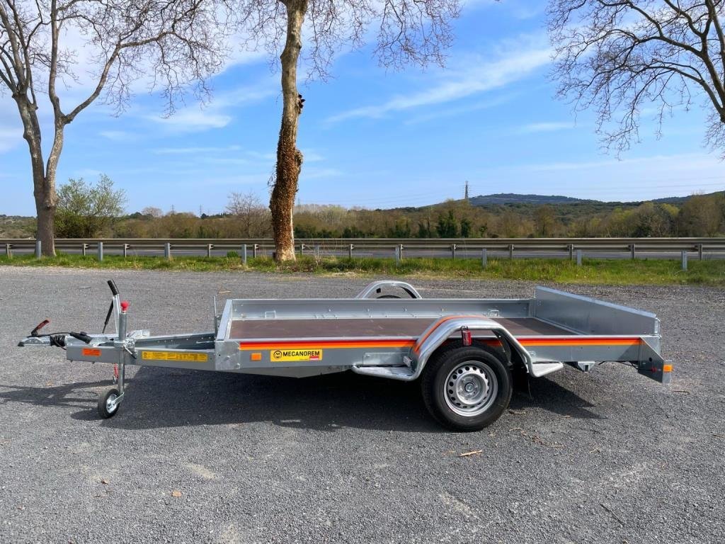 305.jpg Remorque plateau MECANOREM RPMS 901 F - PTAC : 1300 Kg - 1 essieu freiné - 305 x 170 cm – Image 1