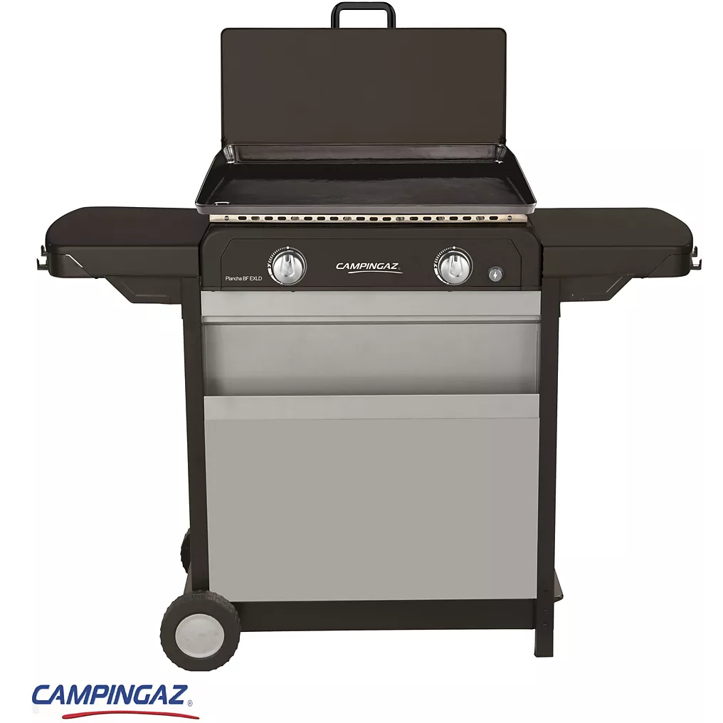 3138522114398_h_f_l_0.webp Plancha gaz CAMPINGAZ BLUE FLAME EXLD 2 brûleurs sur chariot, 60x40 cm – Image 1