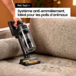 Aspirateur balai SAMSUNG Bespoke Jet Plus Complete 2 Batteries VS20B95B43N – Image 4