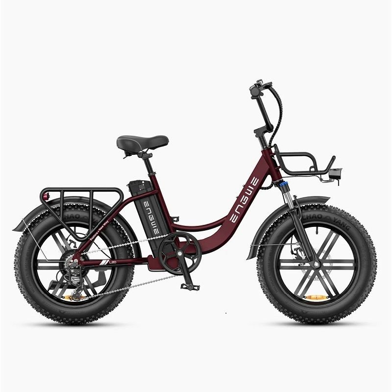 Fat-Bike-Electrique-Engwe-L20-Boost-2-compressed.jpg Fat Bike Électrique Engwe L20 Boost Autonomie 126km - Capteur de Couple - Bouton Boost – Image 1