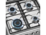 Cuisinière mixte SMEG CX68MF8 4 foyers Multifonction Vapeur 60 cm – Image 3