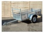 Remorque 200x100 cm aluminium simple essieu – Image 5