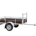 Remorque simple essieu 257x132 cm
