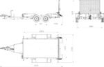Remorque de chantier pour le transport d’une mini pelle – UNITRAILER STARK 3 260 – Image 11