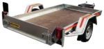 Remorque plateau MECANOREM RPMS 601 F - PTAC : 1000 Kg - 1 essieu freiné - 305 x 170 cm – Image 2