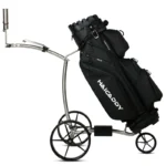 Tour Made Haicaddy HC9S Chariot de golf électrique cadre incurvé brossé – Image 5