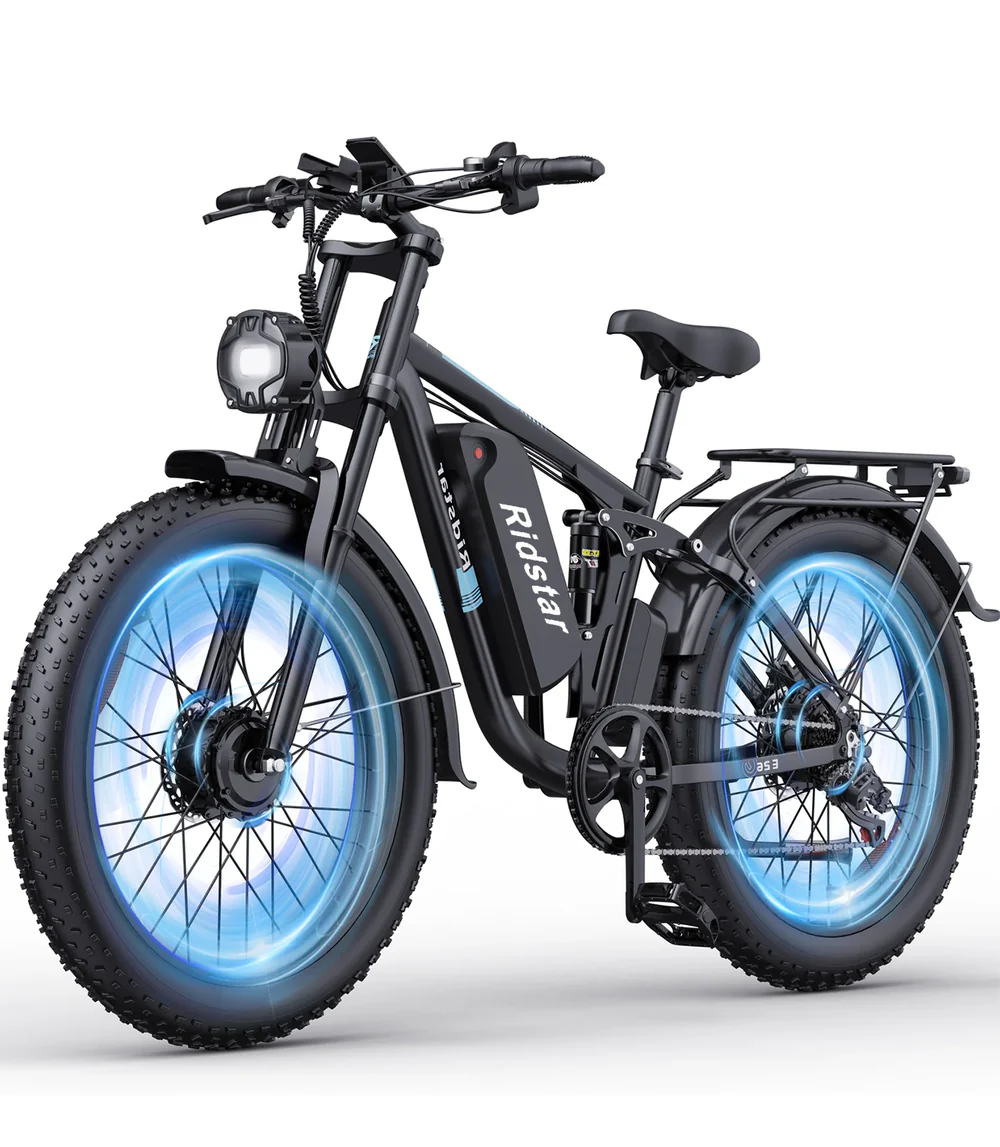 Velo-electrique-Ridstar-E26-Pro.webp Vélo électrique Ridstar E26 Pro à double moteur 2000 W 48 V 23 Ah – Image 1