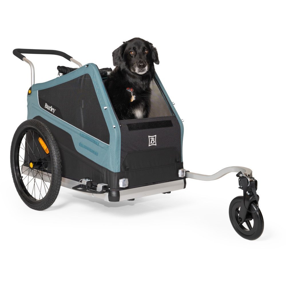 burley-bark-ranger-bike-trailer-for-dogs-xl-5-1214128-1661253-1.jpg Remorque vélo pour chien Burley Bark Ranger XL - noir/turquoise mat – Image 1