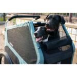 Remorque vélo pour chien​ Burley Bark Ranger XL - noir/turquoise mat – Image 6