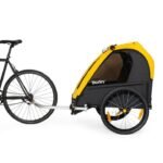 Remorque vélo voyage Burley - Bee Double pour 1-2 Enfants - jaune/noir – Image 4