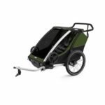 Chariot thule cab 2	Remorque Vélo pour 2 Enfants - cypress vert – Image 11