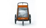 Remorque velo enfant​ CUBE Double CMPT Kinder - X Actionteam - grey´n´orange – Image 5
