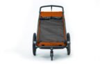 Remorque velo enfant​ CUBE Double CMPT Kinder - X Actionteam - grey´n´orange – Image 2