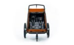 Remorque Vélo Enfants CUBE Double CMPT Kinder X Actionteam - grey´n´orange – Image 3