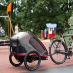 Remorque à vélo pas cher ​Hamax Outback One 1 Enfant - vert / noir – Image 4