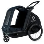 Remorque chien vélo Hamax ​ - Pluto Large - bleu marine/noir – Image 9