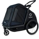 Remorque chien vélo Hamax ​ - Pluto Large - bleu marine/noir – Image 8