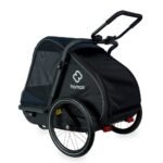 Remorque chien vélo Hamax ​ - Pluto Large - bleu marine/noir – Image 6