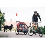 Remorque vélo charge 100 kg Hamax Outback pour 2 Enfants - rouge / noir – Image 2